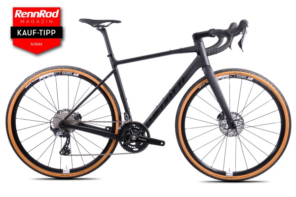FUOCO GRAVEL Carbon, Black ED Force Wide AXS